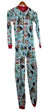 Little Blue House By Hatley Child  s Christmas Pajamas Long Johns 14 Blue