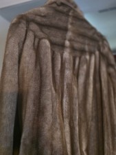 Vintage Size 12 Blonde Mink Fur Swing Coat Dillard's lil tear on 1 armpit seam