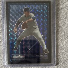 Panini 2023 Prizm The Blueprints Nolan Ryan Texas 1/1 Black Finite