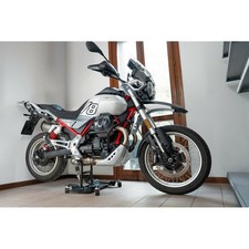 Carrello sposta moto per cavalletto centrale adatto per moto e scooter,56x19cm