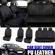 Universal Car PU Leather Front Car Seat Covers Fine Quality Back Bucket Car KLYK