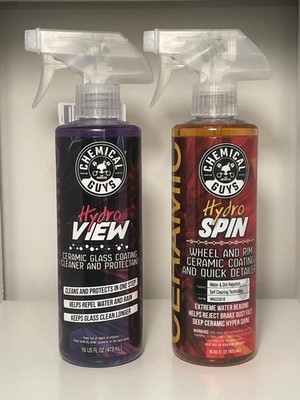 COMBO Chemical Guys Hydro SPIN Ceramic Wheel + Hydro VIEW Ceramic Protectants  