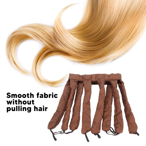 Heatless Hair Curler Women Roller Headband Coton Hair Curling Ribbon Pour UsaFR - Imagen 4 de 12
