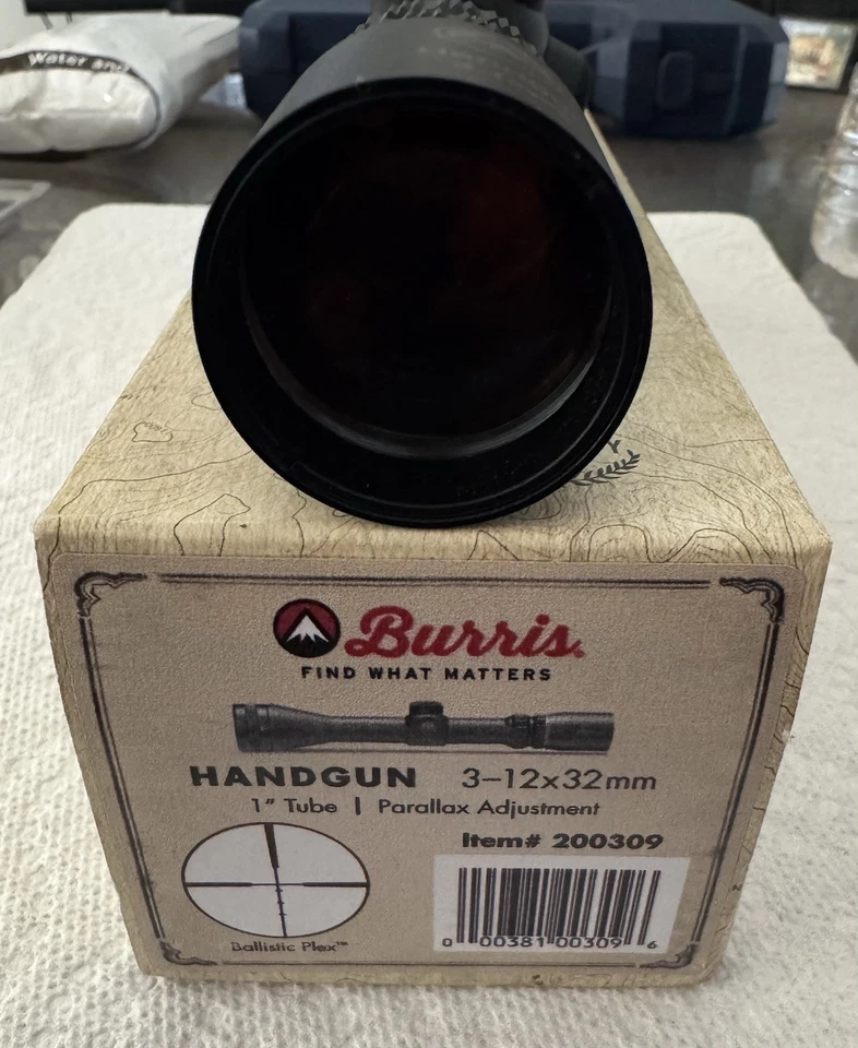 Mira para pistola Burris 3-12x32 AO mira balística como nueva con caja Foto 2 de 4