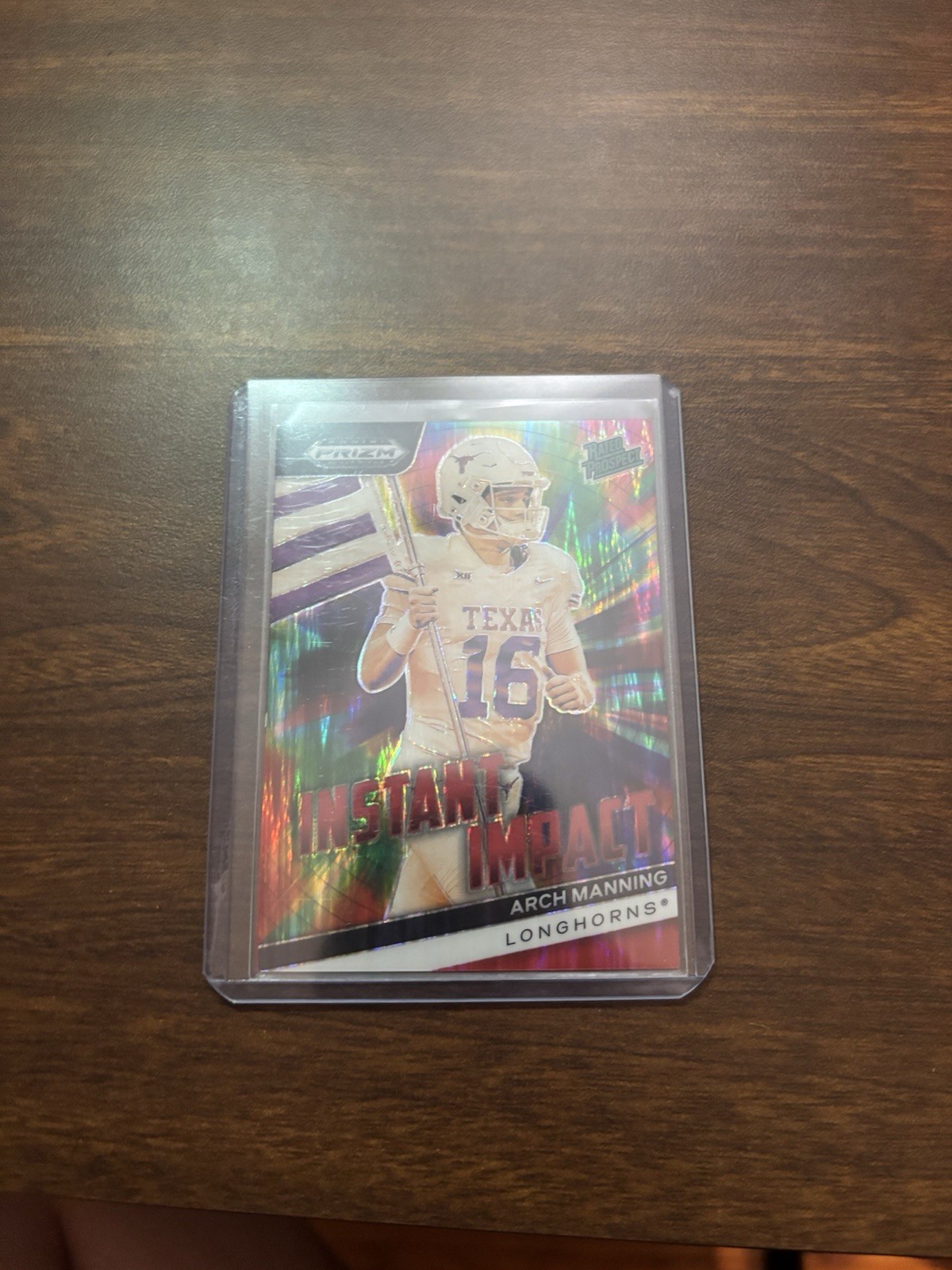 RARE 2024 Panini Prizm Draft Picks red flash- Instant Impact Arch Manning /49!!!