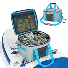 25L CAMULAND Insulated SUP Deck Bag, Waterproof Cooler, Kayak, Camping, 30 Cans