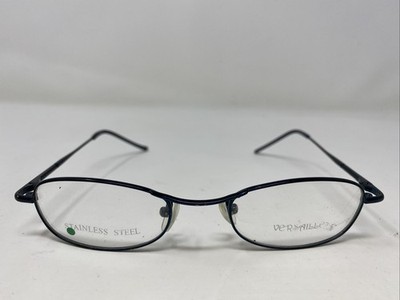 Versailles EMBASSY INK 47-19-135 Dark Blue Metal Full Rim Eyeglasses Frame E241