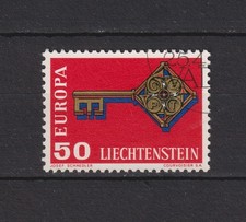 LIECHTENSTEIN  .   N °  446     .  50  R    EUROPA     OBLITERE    .   SUPERBE .