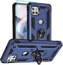 For Motorola One 5G Ace Phone Case Moto One 5G Ace Case with HD Screen Protector