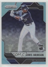 2017 Panini Chronicles Prizm Light Blue Prizm 297/299 Lewis Brinson #17 1u0