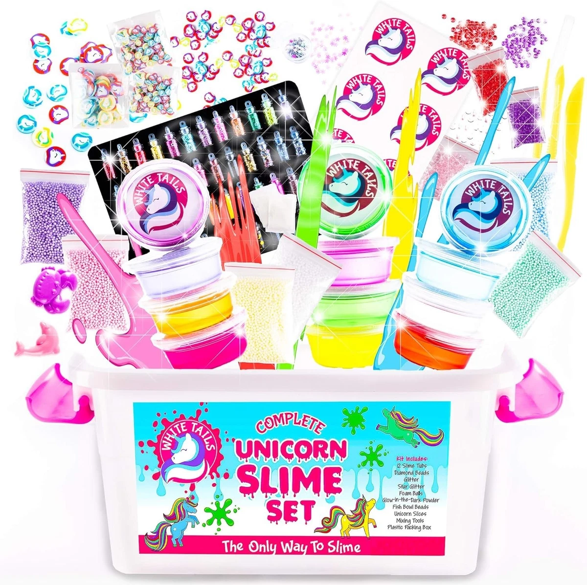 Slime de Unicornio con Purpurina