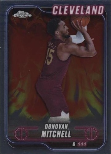 2024-25 Topps Finest Blue XFractor Donovan Mitchell 03/99 #19 | eBay