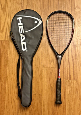 Head Pyramid 150 Squash Racquet with Carry Case