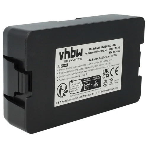 Akku für Gardena smart SILENO city 600m2 19603-60 Set 19200-20 2500mAh 18V
