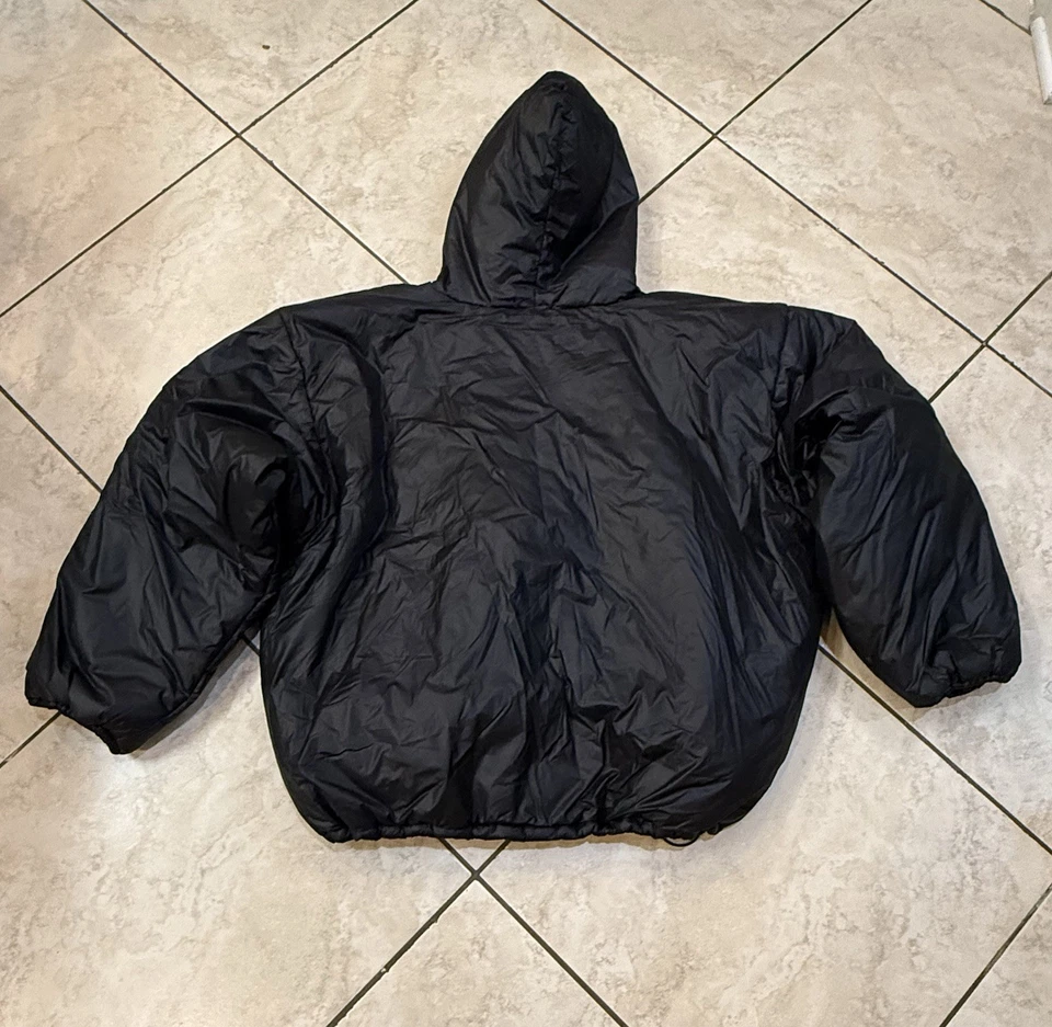 Yeezy Gap 81 Capucha Acolchada Anorak Talla Mediana M Sudadera con Capucha Negra Yzy Foto 3 de 4