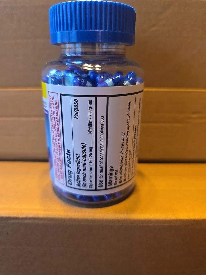 CVS Health Night Time Sleep-Aid 365 Cápsulas 25mg Exp 9/26  Foto 3 de 4