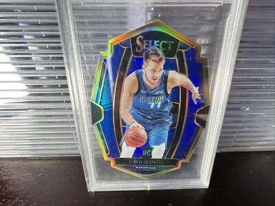NBA LUKA DONCIC RC Die Cut Blue Prizm