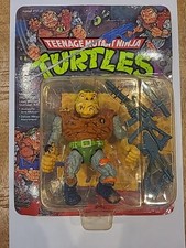 Teenage Mutant Ninja Turtles General Traag Moc Unpunched Playmates Vintage 1989