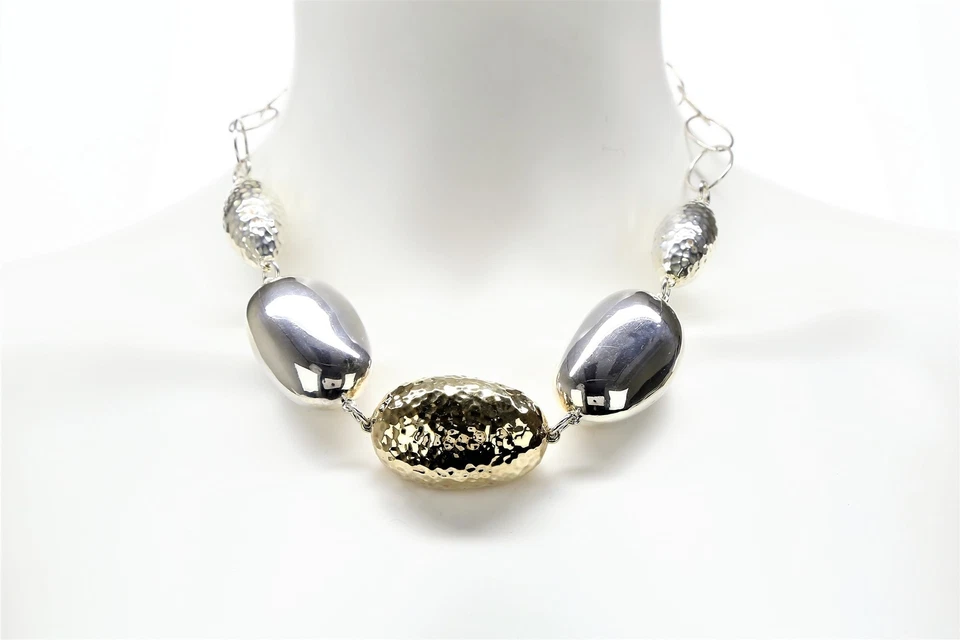 Collar SIMON SEBBAG Mujer Plata Oro 19" 143990 Foto 2 de 2