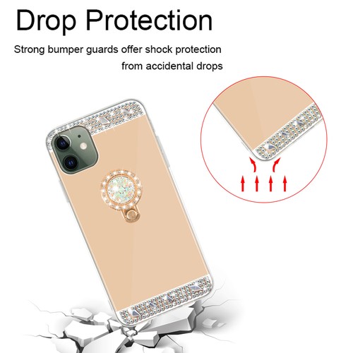 para iPhone 11 Pro Max 11 11 Pro Glitter Case Mirror Makeup Lindo para Niñas / Mujeres - Imagen 7 de 20