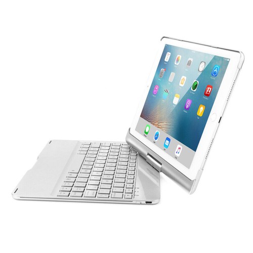 Backlit Keyboard Case For Apple iPad 5-9th Air 1-5 Pro 12.9" With 360° Rotating~ - Picture 52 of 53
