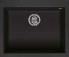 Lavello Elleci Incasso Cucina Quadra 1 Vasca LKQ11086NA 61x50 Nero