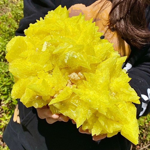 5,73 Pfund schöne Mineralien GROSSER EINHEIMISCHER SCHWEFEL OnMATRIX Sizilien - Bild 7 von 14