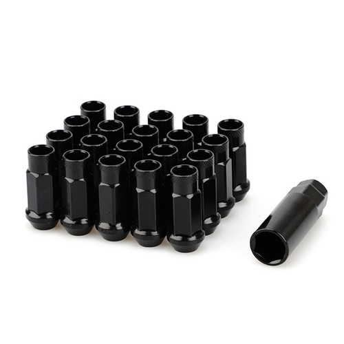 20PCS Car M12x1.25 Open End Lug Nut Set 48mm Steel Wheel Nuts Bolts with Socket - Picture 10 of 27