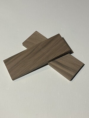 2 Piece Walnut Knife Handle Scales Lumber Blank Bookmatched 130x46x9mm #29