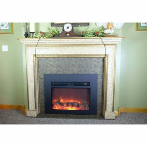 Aa Warehousing True Flame Electric Fireplace Insert 30 With Black