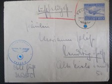 (F295) to FP# 23535 Pz Art. Regt. 128, ORDSHONIKIDZE, Airmail 15.11.1942