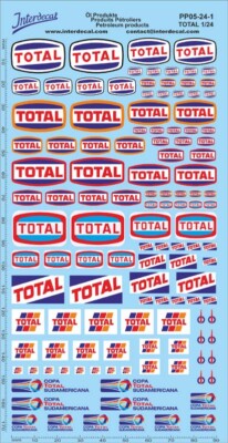 Décalcomanies TOTAL 1/24 Pour Maquettes - Neuf, Marque INTERDECAL