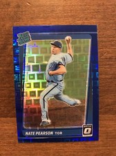 Nate Pearson 2021 Optic Rated Rookie Blue Pandora Prizm #38 Blue Jays /99 RC