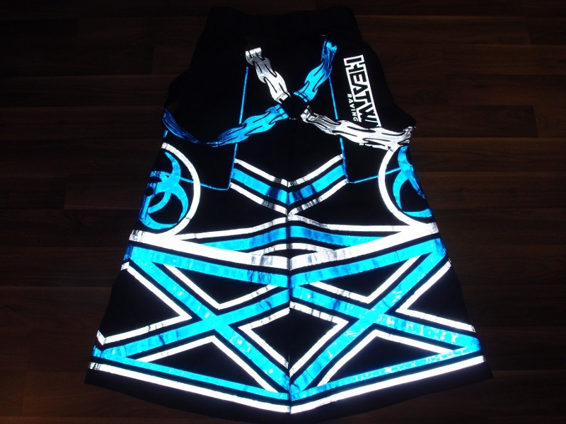 Heatwave phat pants rave gear reflective dance wear hardstyle reflector ...