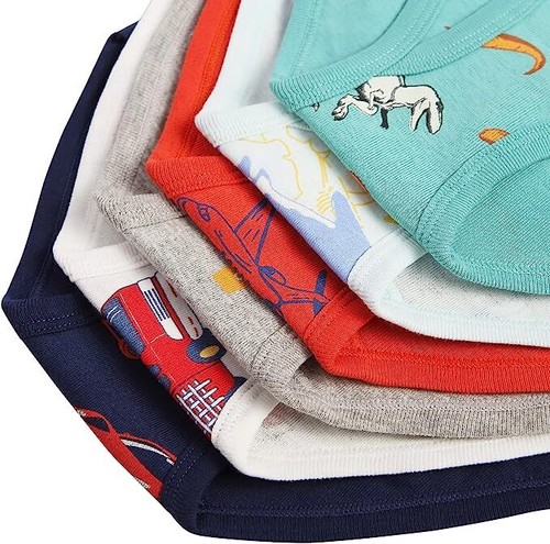 6-pack Little Boys' Cotton Briefs Soft Dinosaur Truck Toddler Training Underwear - Picture 3 of 9