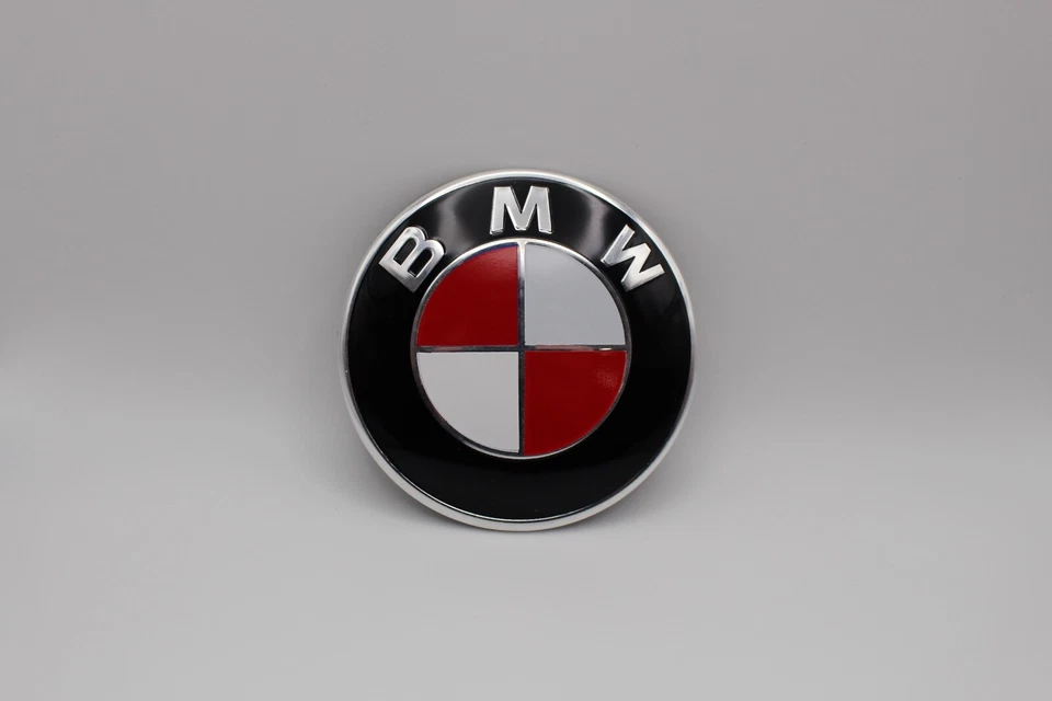 Pegatinas superpuestas emblema rojo y blanco 128 135 128i 135i E82 1M serie 1 para BMW Foto 2 de 4