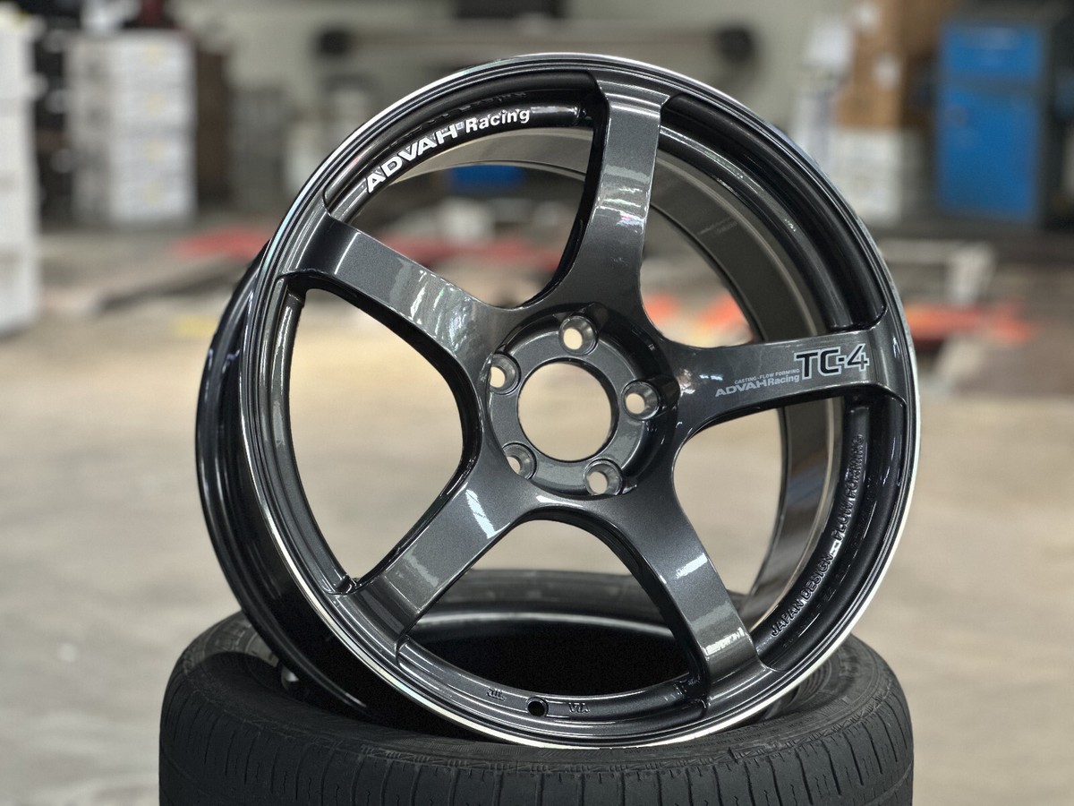 New 18x8.5J AOW TC4 Flow Formed (4 Wheel) DGM 5x114.3 FIT HONDA