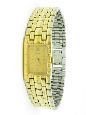 D'Occasion Femmes Pulsar Rectangulaire Montre Ton Or Avec Neuf