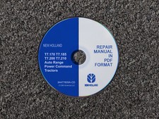 New Holland T7.170 T7.185 T7.200 T7.210 AutoCom Manuale di servizio riparazione trattore CD