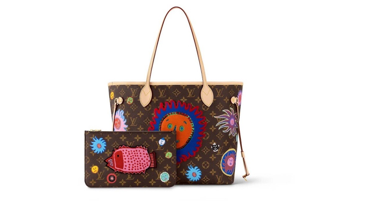 Louis Vuitton x Yayoi Kusama Neverfull MM Tote Bag for Women