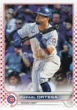 RAFAEL ORTEGA /76 TOPPS INDEPENDENCE DAY PARALLEL CHICAGO CUBS #358 2022 22