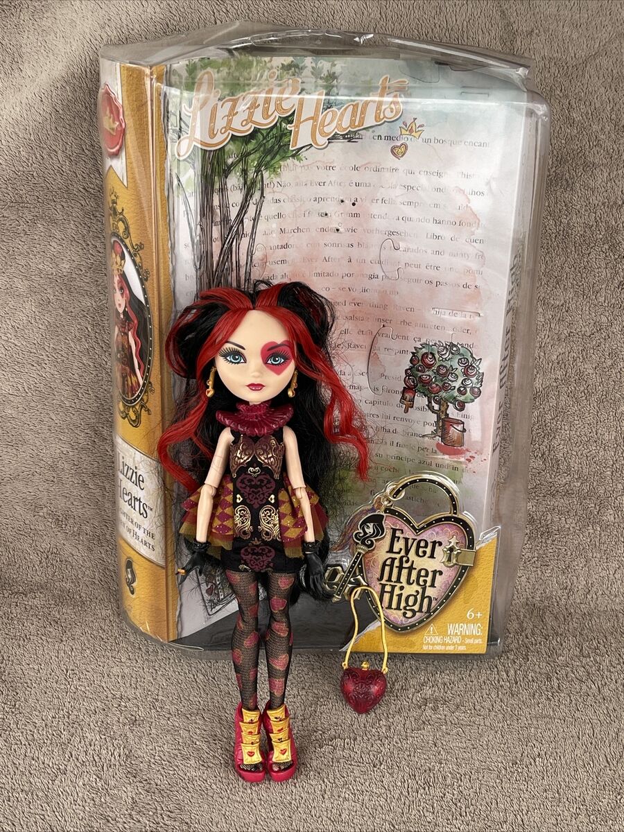 boneca ever after high lizzie hearts primeiro capítulo wave 2