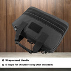 Tactical Concealed Carry Pistol Gun Bag Handgun Holster Pack with Magazine Pouch