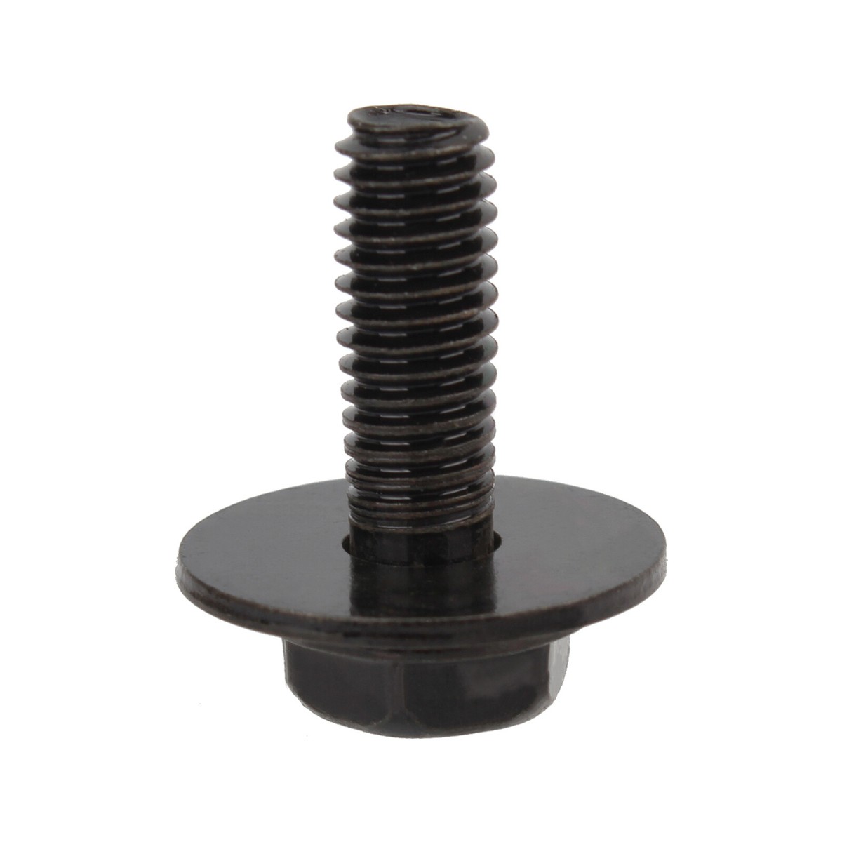 M6-1.0 X 16mm Bolts 20-Pack Honda Body Bolts – M6-1.0 X 16mm, 10mm Hex Head, 17mm Washer, Black Finish 17mm Size Allen/Hex Wrench Automotive Hand Wrenches - Foto 4