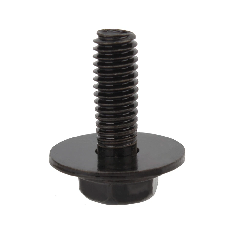 Pernos de carrocería para camioneta Toyota - M6-1,0 x 16 mm de largo - 10 mm hexagonal - arandela de 17 mm - 30 piezas Foto 3 de 4