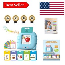Sensory Learning Toy: Spanish-English Flash Cards with 512 Words for Toddlers