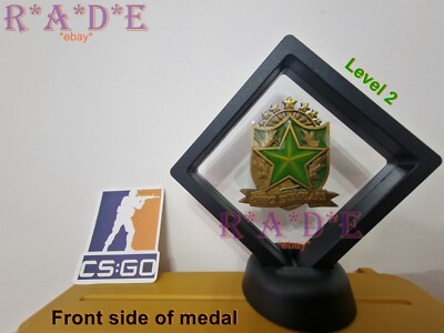 CS GO Game Counter-Strike: Global Offen Collectable REAL 3D Service Medal 2022