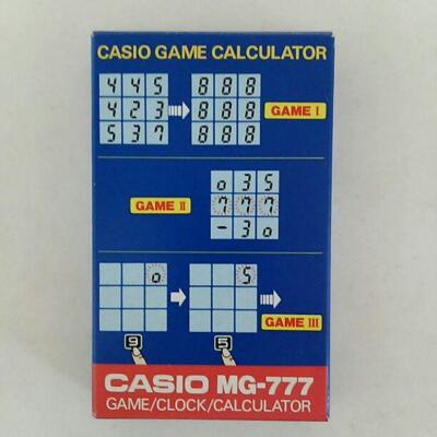 CASIO Retro Calculator game LCD game CASIO Retro Calculator game LCD game