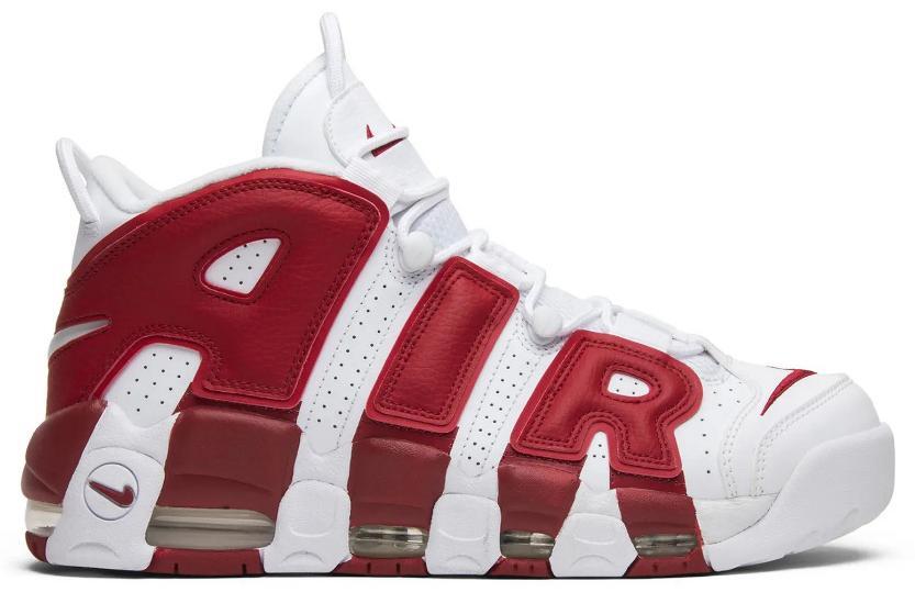Nike Air More Uptempo White Red for Sale | Authenticity
