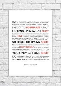 eminem lose yourself song